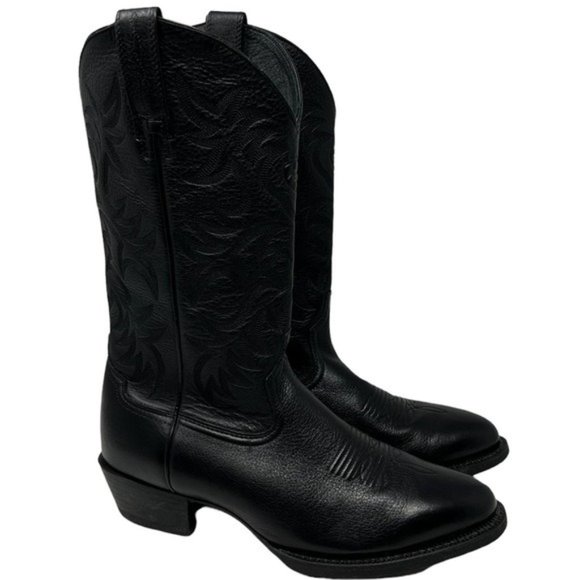 Ariat Other - Ariat Heritage 13 Inch Black Western Leather Boots Men's Size 9EE Preowned